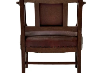 Jac. van den Bosch Arts & Crafts Club Chair for 't Binnenhuis Amsterdam, 1900s